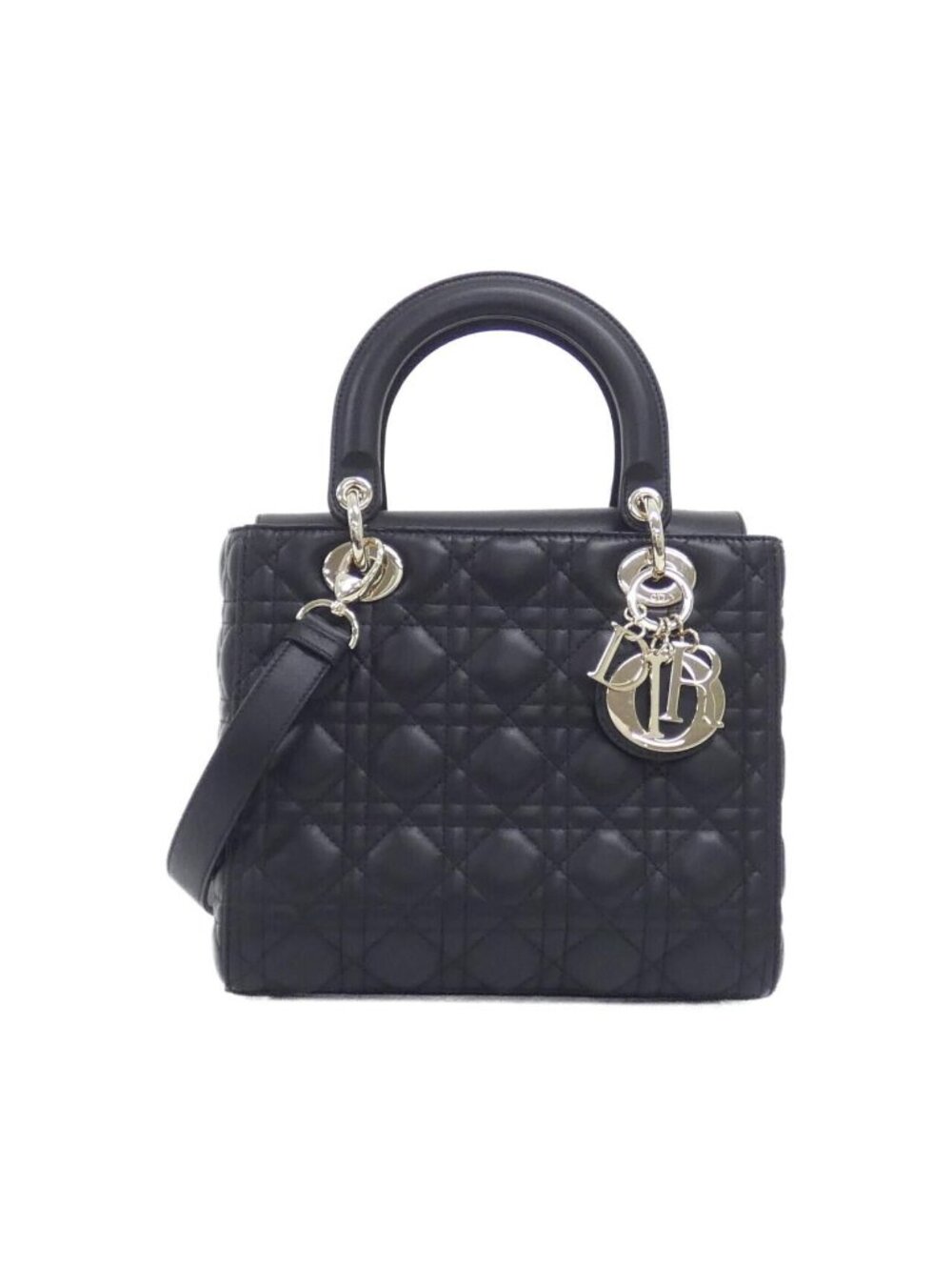 Dior Lady Bag Handbag Black